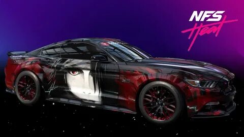NFS Heat VINCENT VALENTINE Wrap Ford Mustang GT - YouTube