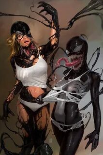 Lady Venom by portohle Venom girl, Superhero, Symbiote