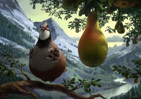 A partridge in a pear tree Behance