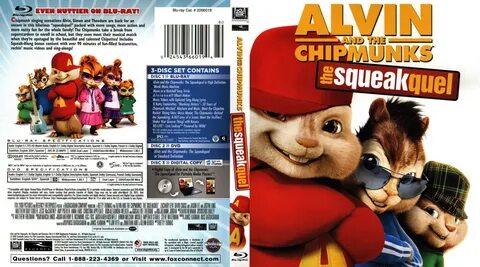 Alvin and the Chipmunks 2 The Squeakquel (2009) Blu-Ray Cove