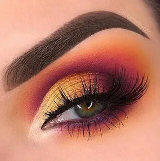 Sunset eyes Pop makeup, Colorful eye makeup, Eyeshadow makeu