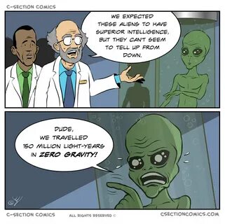 Dumb Aliens - C-Section Comics