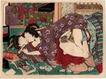 BROCADE PICTURE 10 (Utagawa School) - 春 画 Shunga.shop