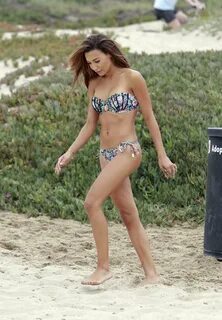 Naya Rivera - Wearing a bikini at a beach in Malibu. 