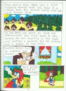 Sonic the Red Riding Hood pg 1 by KatarinatheCat18 -- Fur Af