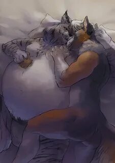 Bed-and-Burger Comm by chubby-shark -- Fur Affinity dot net