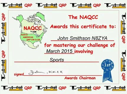 N8ZYA's QRP Radio Blog: The NAQCC April Challenge