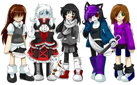 Creepypastas OCs (female) Female, Anime, Deviantart