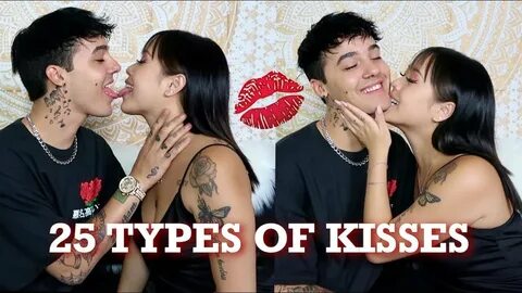 25 TYPES OF KISSES! - YouTube Music