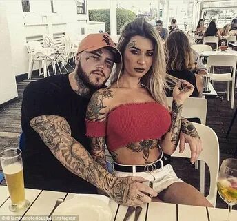 Heavily tattooed girlfriend of former Hells Angel bikie rele