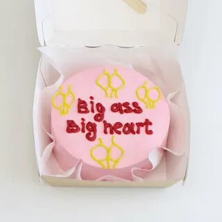 Small boobs big heart cake