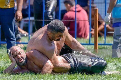 Japan oil wrestling