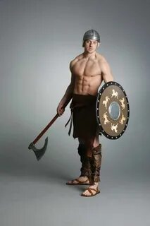 Barbarian Warrior J - 14 by mjranum-stock Warrior, Barbarian