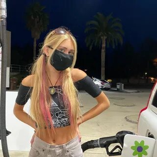 EMILY SKINNER at a Gas Station - Instagram photos 10/09/2020.