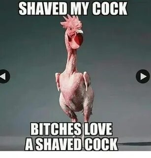 SHAVED MY COCK BITCHES LOVE ASHAVED Cock Love Meme on ME.ME