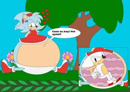 Amy Rose Eats Sonic - Floss Papers