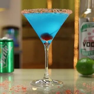 4th of July Pop Rocks Martini - Tipsy Bartender Recipe Tipsy