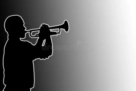 Trumpet Silhouette Jazz Stock Illustrations - 4,157 Trumpet 