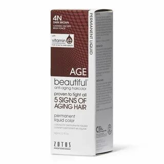 Anti-Aging 4N Dark Brown Permanent Liquid Hair Color by AGEb