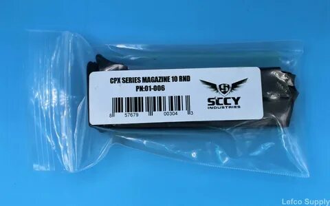SCCY CPX-1 CPX-2 Pistol Magazine 10-Round RD 9mm Genuine OEM