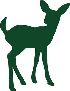 Green deer clipart free image download