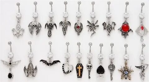 Sale goth belly button rings is stock