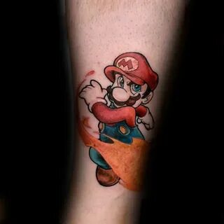 90 Mario Tattoo Ideas For Men - Video Game Designs