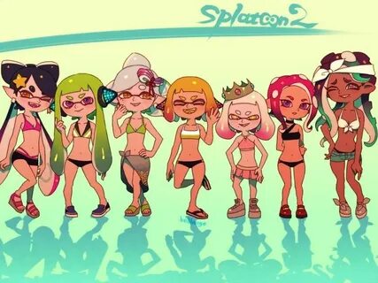 Inkopolis Summer Splatoon2 1st anniv. --- Squid Sisters(2) -
