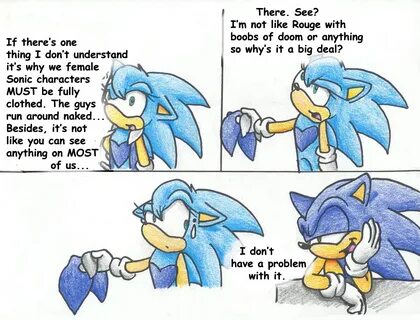 Sonic Charries and Clothes Rant XDD - Cyan the Hedgehog Phot