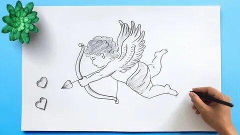 How to draw Cupid Cupid sketch easy - YouTube
