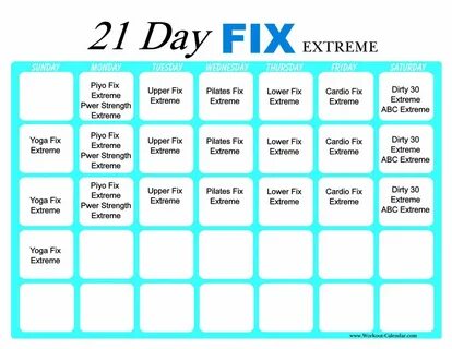 21 Day Fix Extreme https://www.workout-calendar.com/21-day-f