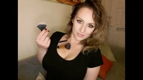Girlfriend brushes your face and pampers you with love ASMR 