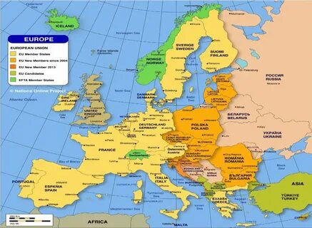European Countries List Map of European Countries Pdf Downlo