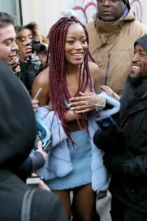 Keke Palmer Out In New York In a Bikini Top - Celebzz - Cele