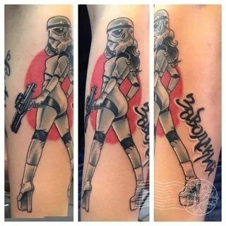 candicefrisby:stormtrooper-pin-up-nerd-starwars-star-wars-pi