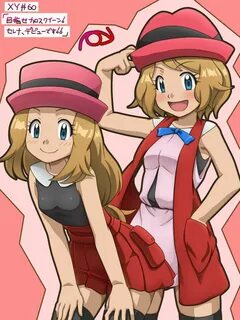 Pokemon Serena old outfit and new outfit Pokemon, Pokemon ch