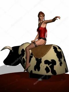 Sexy Bull Riding - Stok Foto © Digitalstudio #2790515