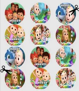 Birthday Cake Topper Cocomelon Characters Printable : Cocome