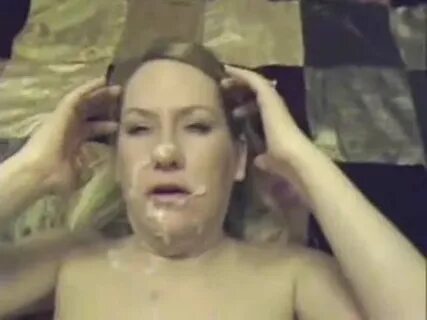 Chubby blonde porn facial compilation