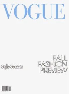 Vogue Magazine Cover Template Png - serat