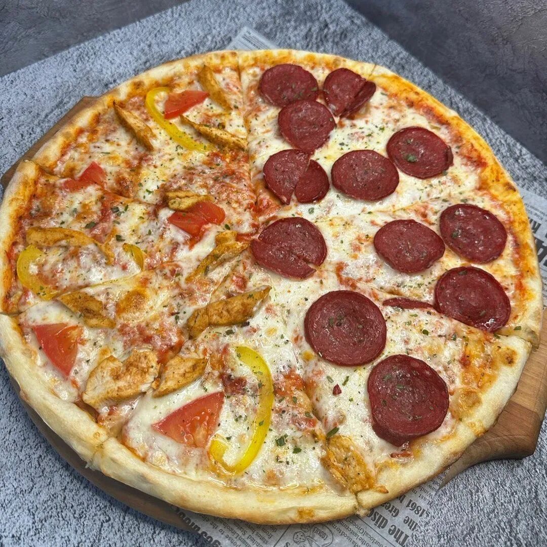 я хочу половину от четырех пицц пепперони хорошая фото 34