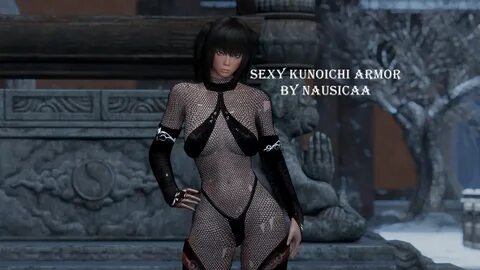 Sexy Kunoichi Armor - CBBE - BodySlide 鎧-ア-マ- - Skyrim Speci