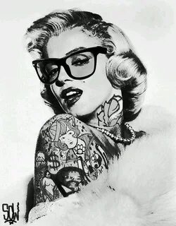 Pin by Юлия on DORO Marilyn tattoo, Marilyn monroe tattoo, M
