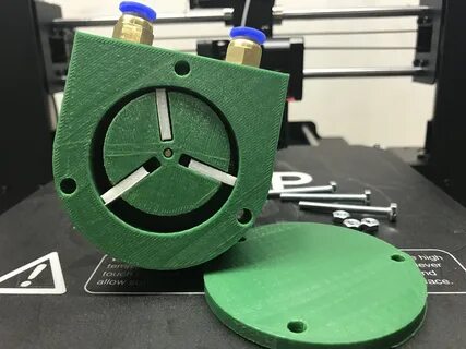3D Printed Nylon Vane Air Pump by ActualSize Pinshape