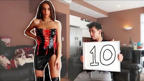 HUSBAND RATES MY HOTTEST OUTFITS! - YouTube