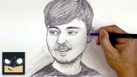 How To Draw Mr.Beast Sketch Tutorial - YouTube