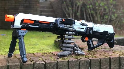 Nerf Mod: Machine Gun from Destiny - YouTube