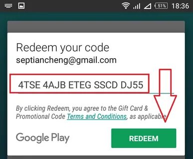 Free Redeem Code Google Play - Awesome Inspiration