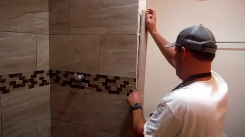Install Shower Tile Edging Trim - Quick and Easy! - YouTube