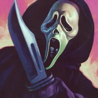 Ghostface #from. #Wes #Craven’s #SCREAM #horror #horror #mov